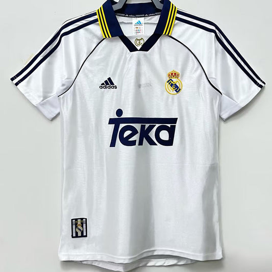 1998/2000 Real Madrid Home Retro football Jersey