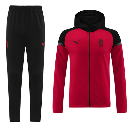 2024 AC Milan Red Hoodie Jacket Tracksuit