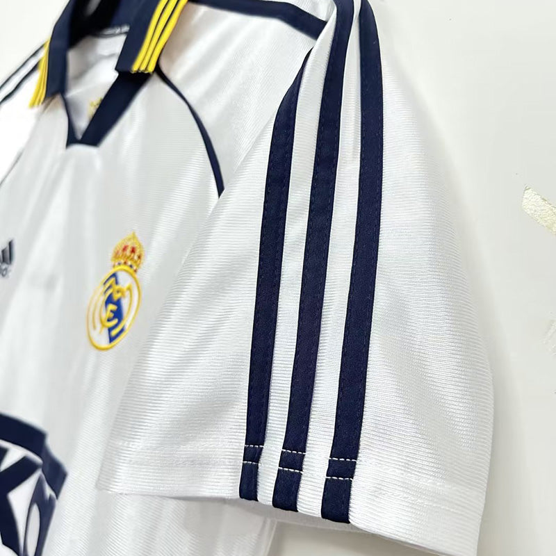 1998/2000 Real Madrid Home Retro football Jersey