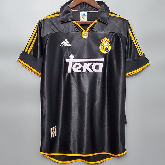 1998/2000 Real Madrid Away Black Retro football Jersey